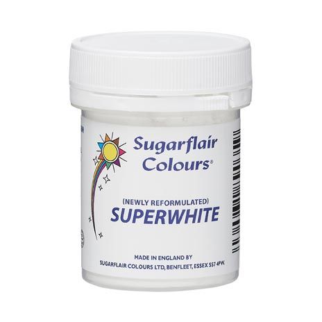 Sugarflair Lebensmittelfarbe Superwhite 20g