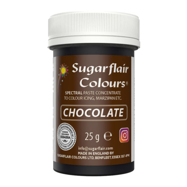 Sugarflair Pastenfarbe Chocolate 25g