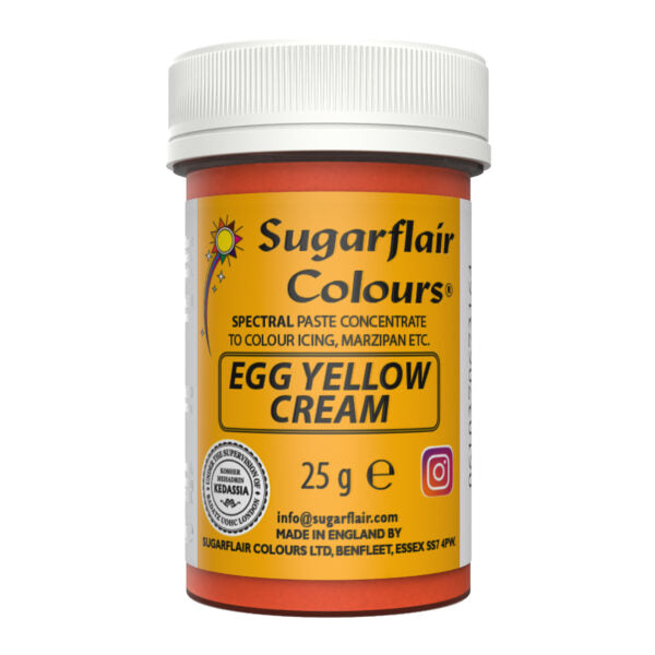Sugarflair Pastenfarbe Egg Yellow 25g