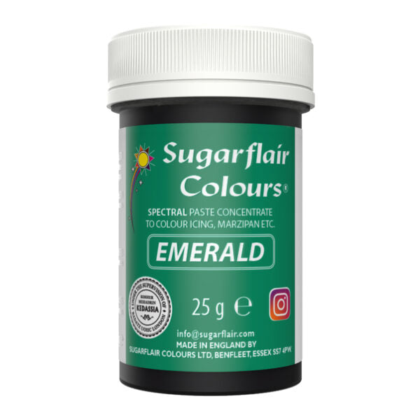 Sugarflair Pastenfarbe Emerald 25g