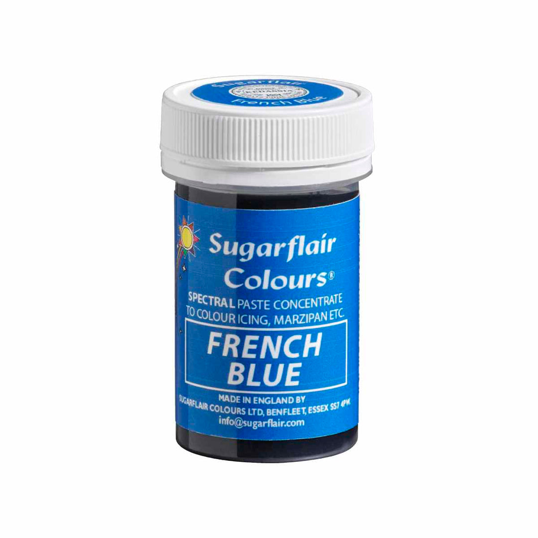 Sugarflair Pastenfarbe French Blue 25g