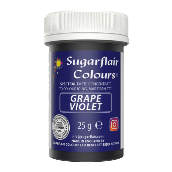 Sugarflair Pastenfarbe Grape Violet 25g