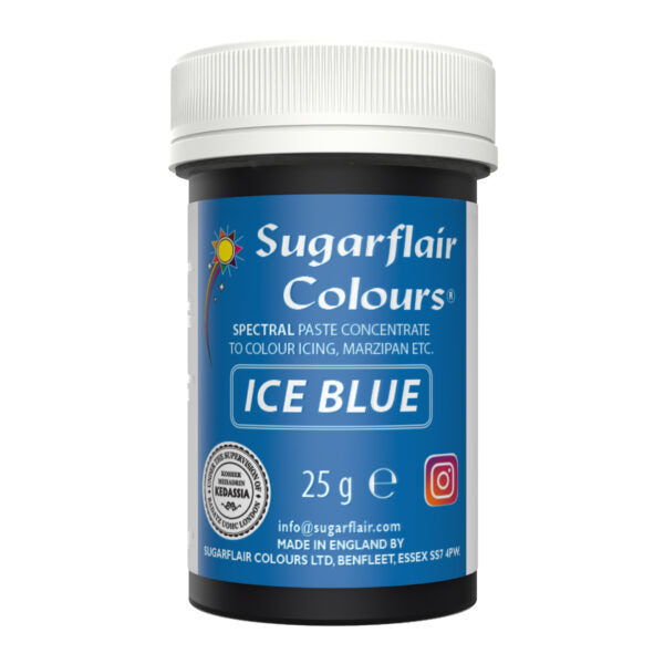 Sugarflair Pastenfarbe Ice Blue 25g