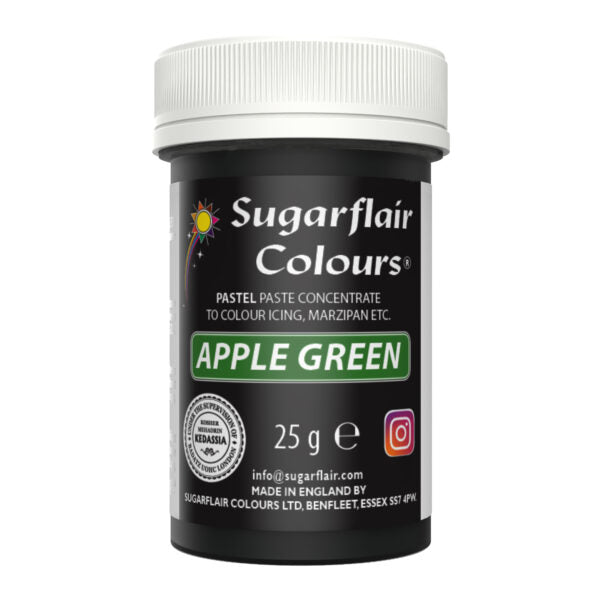 Sugarflair Pastenfarbe Pastel Apple Green 25g