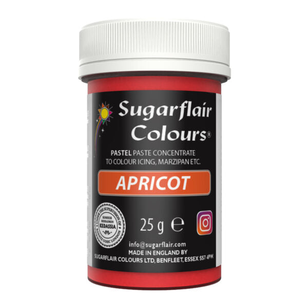 Sugarflair Pastenfarbe Pastel Apricot 25g