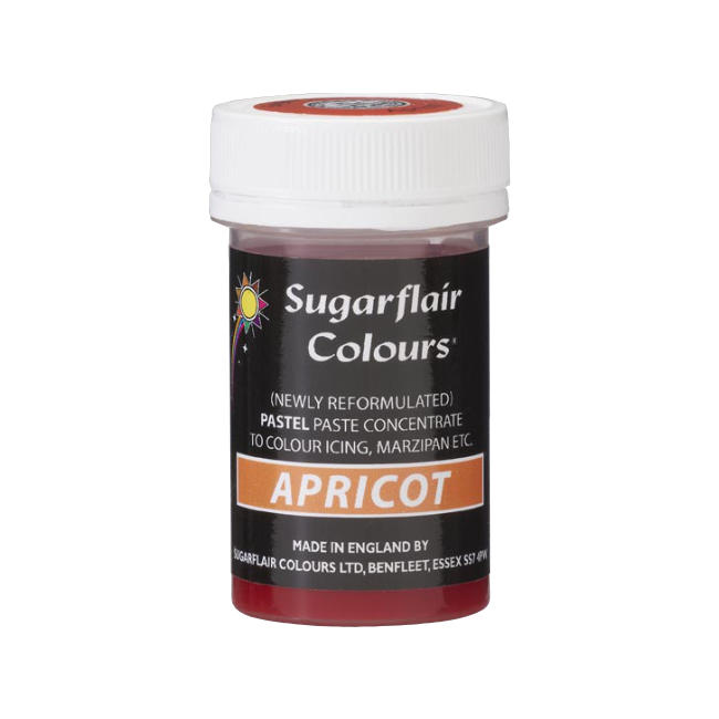 Sugarflair Pastenfarbe Pastel Apricot 25g