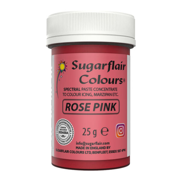 Sugarflair Pastenfarbe Pastel Rose Pink 25g