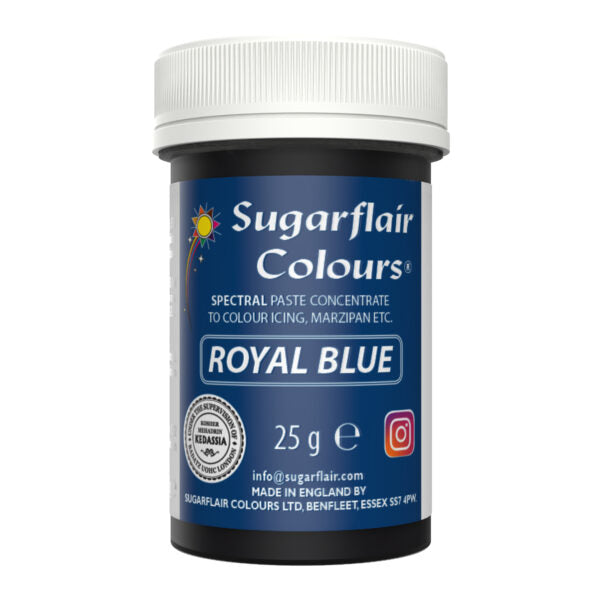 Sugarflair Pastenfarbe Pastel Royal Blue 25g