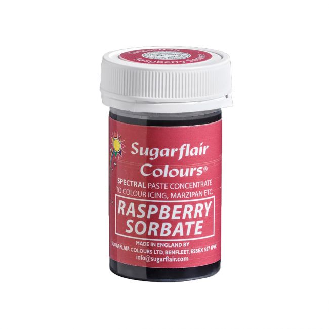 Sugarflair Pastenfarbe Raspberry Sorbate 25g