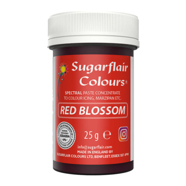 Sugarflair Pastenfarbe Red Blossom 25g