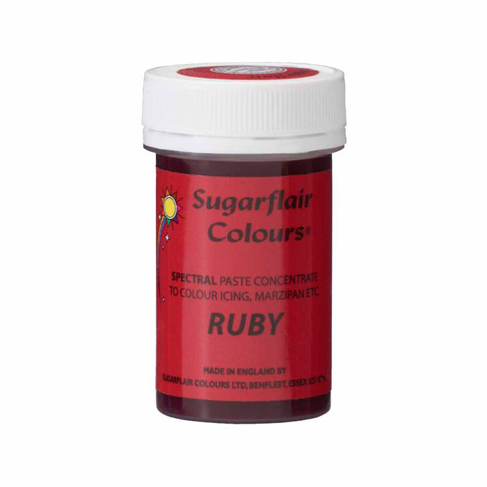 Sugarflair Pastenfarbe Ruby 25g