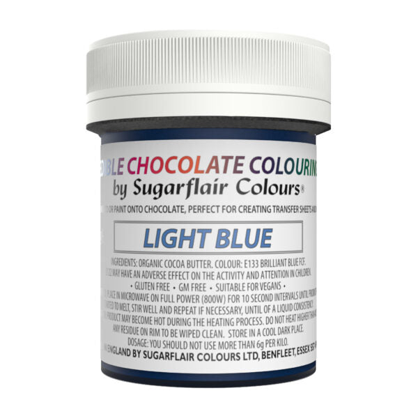Sugarflair Schokoladenfarbe Hellblau