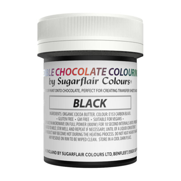 Sugarflair Schokoladenfarbe Schwarz