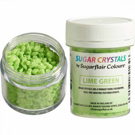 SugarflairZ uckerkristalle Limetten Gruen 40g