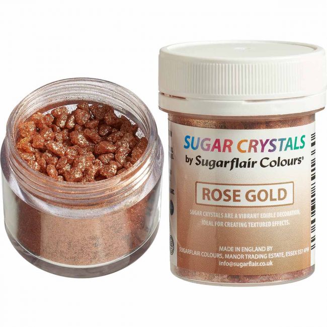 Sugarflair Zuckerkristalle Rose Gold 40g