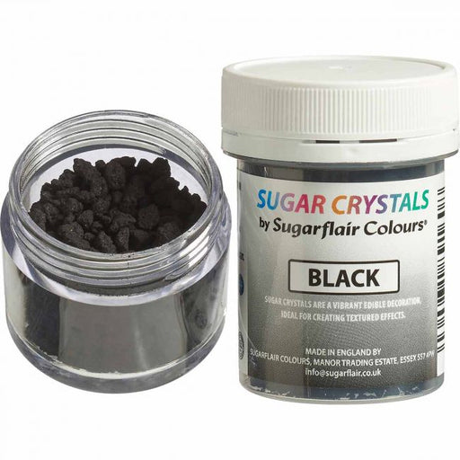 Sugarflair Zuckerkristalle Schwarz 40g