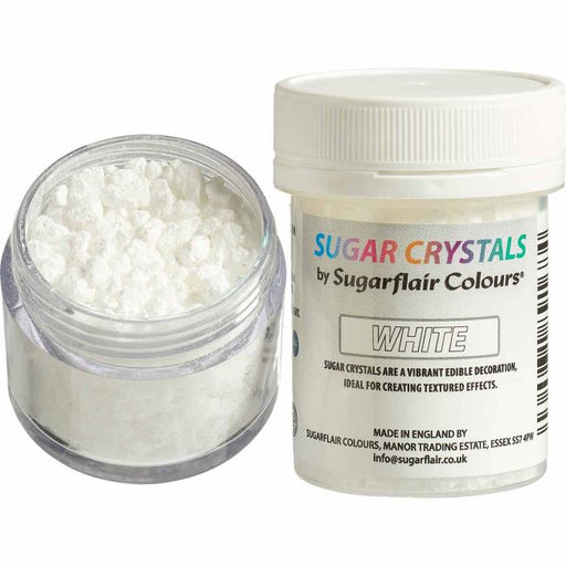 Sugarflair Zuckerkristalle Weiss 40g