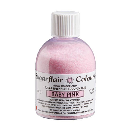 Sugarflair Zuckerstreusel BabyPink 100g