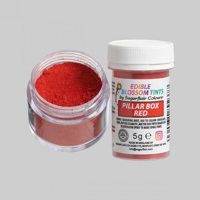 Sugarflair Puderfarbe Pillarbox Red 5g essbar