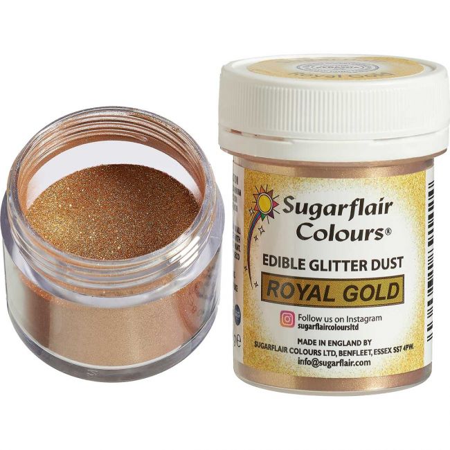 Sugarflair essbarer Glitzer - Lustre Royal Gold 10g