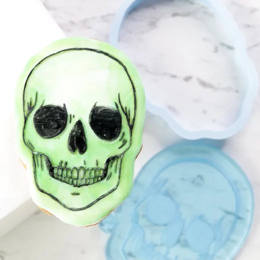 SweetStamp Stamp N Cut Skull Halloween Outboss