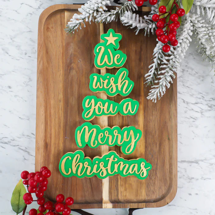 Sweet Stamp – Stamp N Cut – We Wish You A Merry Christmas Tree