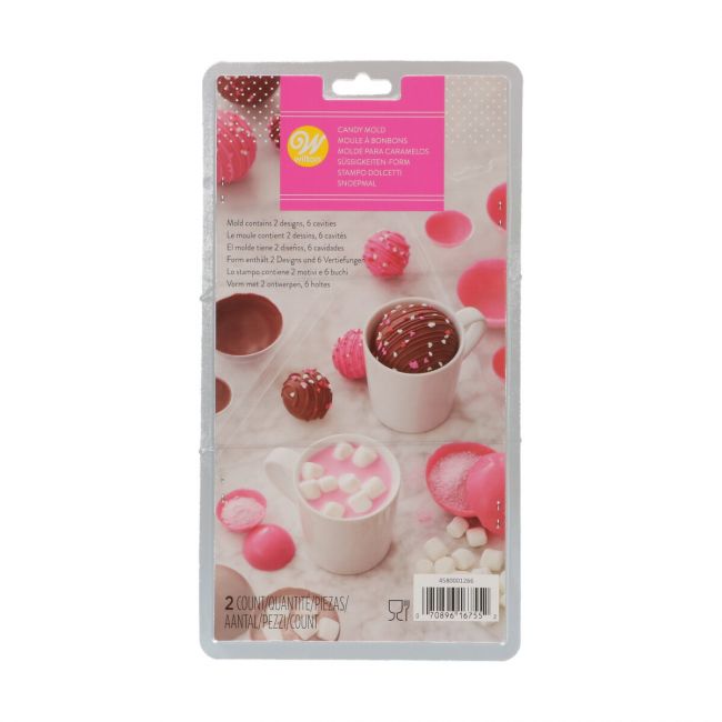 Wilton Schokoladenform Halbkugel Valentine Hot Chocolate Bombs