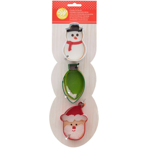 Wilton Ausstecher Set Schneemann Tannenzapfen Santa