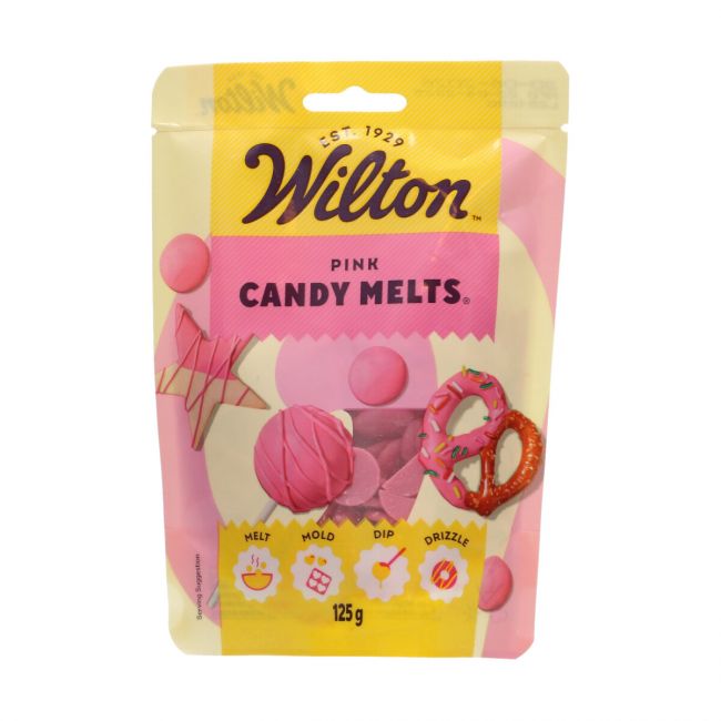 Wilton Candy Melts Pink 125g