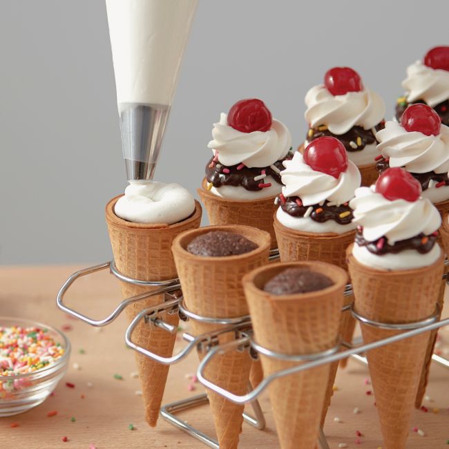 Eiswaffelhalter aus Edelstahl - preiswert bei Eiswaffelhalter aus Edelstahl - preiswert bei