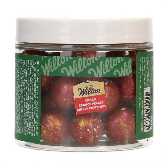 Wilton Crunch Pearls - Ginger Christmas - 100g