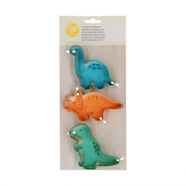 Wilton Dinosaurier Ausstecher 3er Set