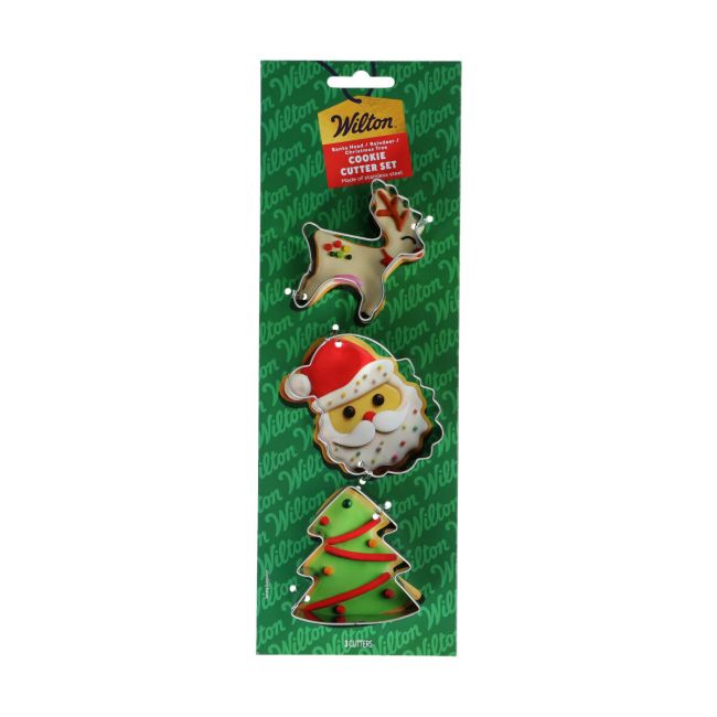 Wilton Keksausstecher Set Weihnachtsmann / Rentier / Weihnachtsbaum