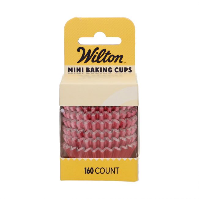 Wilton Mini Muffinförmchen Rosé Gold - 160 Stk.