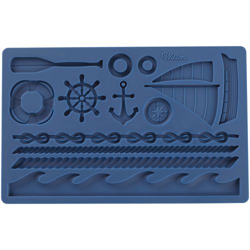 Wilton Silikonform fuer Fondant und Bluetenpaste Nautical