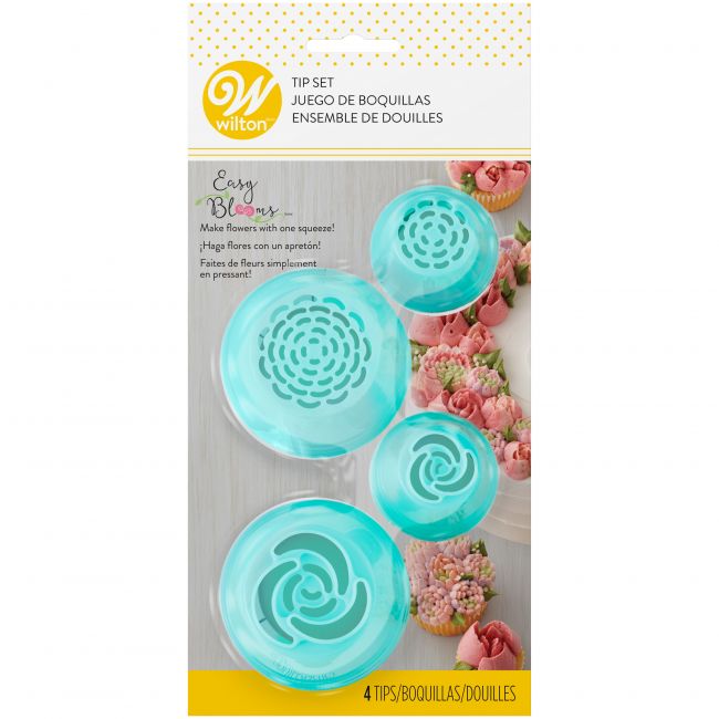 Wilton Spritztüllen Set Easy Blooms™ - 4 Stk.