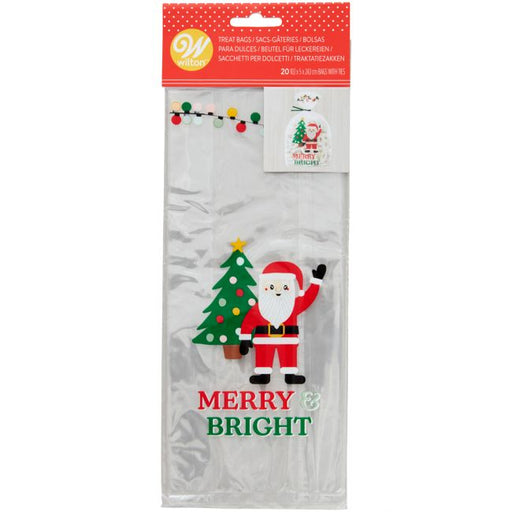 WiltonT uetchen fuer Kekse Motiv Santa Merry Bright 20Stk.