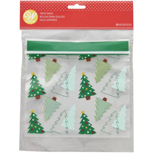 Wilton Tuetchen fue rKekse Motiv Weihnachtsbaum grün und transparent 20Stk.