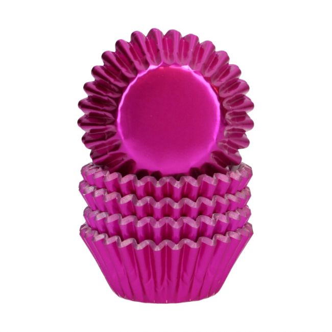Wilton Mini Muffinförmchen Metallic Pink - 160 Stk.