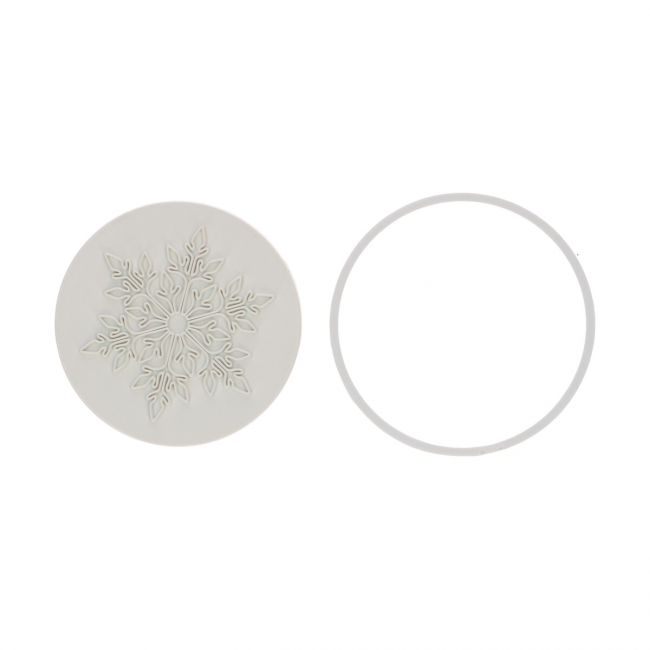 Wilton Keksausstecher & Stempel Schneeflocke