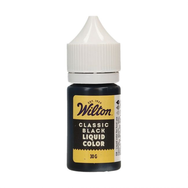 Wilton liquid Lebensmittelfarbe Classic Schwarz 30g
