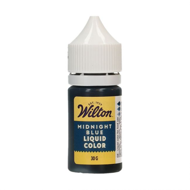 Wilton liquid Lebensmittelfarbe Midnight Blau 30g