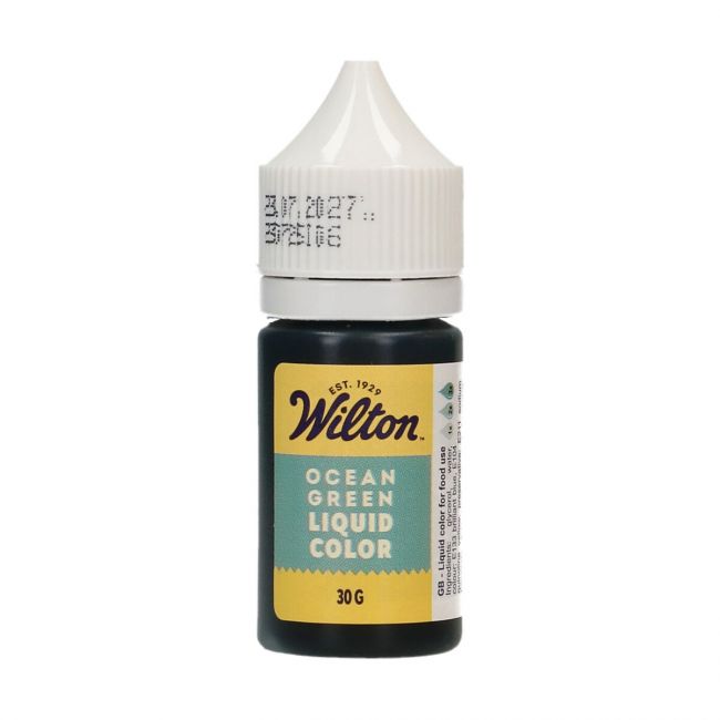Wilton liquid Lebensmittelfarbe Ocean Grün 30g