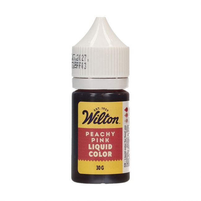 Wilton liquid Lebensmittelfarbe Peachy Pink 30g