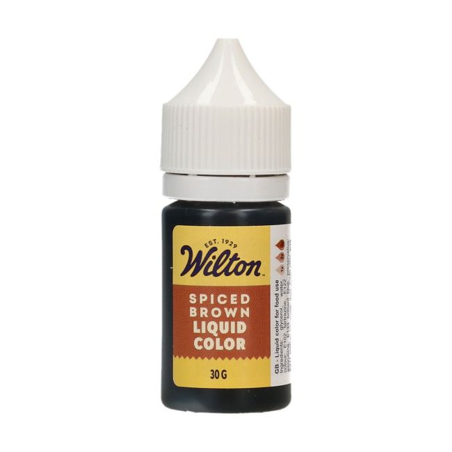 Wilton liquid Lebensmittelfarbe Spiced Braun 30g