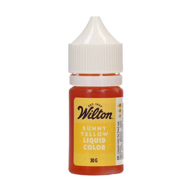 Wilton liquid Lebensmittelfarbe Sunny Yellow 30g