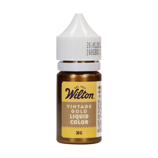 Wilton liquid Lebensmittelfarbe Vintage Gold 30g