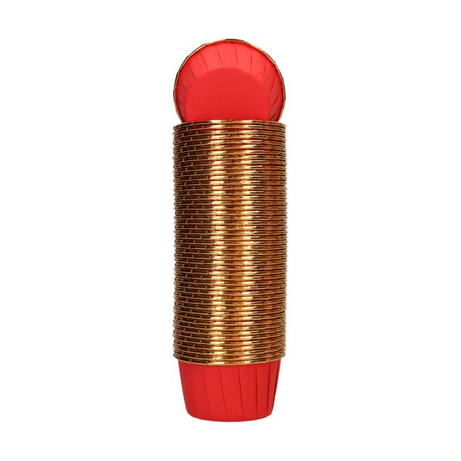 Wilton stabile Muffinförmchen Rot - 50 Stk.