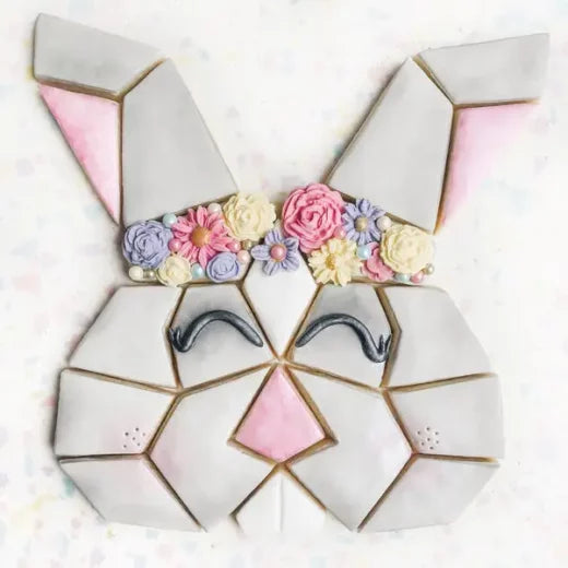 Custom Cookie Cutters – Bikkie Smalls – Geo Bunny