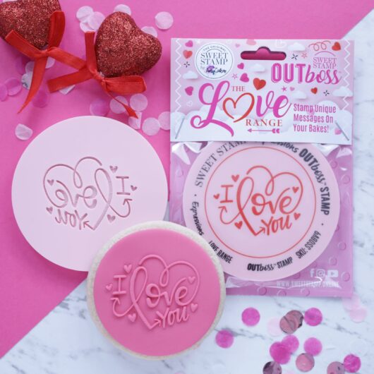 Sweet Stamp Fondant Stempel – I love you heart – Outboss